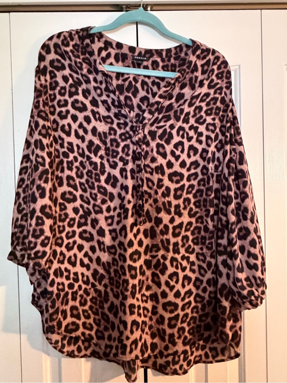 torrid Leopard Print V-Neck Tunic